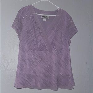 Another Love Purple Sequin Wrap Top 88